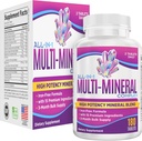 All- in-1 Multiminerální doplněk Směs (Železo Free Formule) Multiminerály 124; Stopy Minerály 124; High- Potency Multi Minerální doplňky 124; Minerální komplex 124; 90- Day Bulk Dodávka 124; 180 Tablety