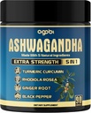 agobi Ashwagandha Dodatek Kapsle - 90 Počítá se pro 3měsíční dodávky