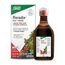 Květinové železo a byliny - Tekutý bylinný doplněk pro energetickou podporu - Železný dodatek s vitaminem C a vitaminem B Complex - pro muže a ženy - 16.9 fl oz