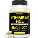 Yohimbine HCL 5mg pro muže a ženy (270 kapslí) Více potentní než Yohimbe Bark Powder - Quality Garance - Třetí strana Tested for Potency & Purity - Vegan, Gluten Free & Non- GMO - USA Made