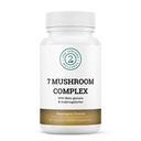 Komplex organických hub - 7 Houba Směs imunitní podpora nootropní a kognitivní zdravotní dodatek s organickým lví hříva, Chaga, Maitake, Shiitake, Reishi, Turecko Tails, Cordyceps Mix