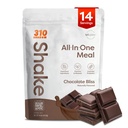 310 Nutriční All- In- One Strava Náhrada Shake Powder - Plant- Based Protein Smoothie Blend w / High Fiber, Probiotika & Adaptogens - Low Carb, Vegan, Keto & Paleo Friendly - Chocolate Bliss - 14 Srv