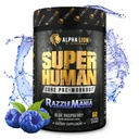 ALPHA LION Core Pre Workout s tvorbou pro výkon, Beta Alanin pro svalovinu, L- Citruline pro čerpadlo a Tri- zdroj kofeinu pro trvalou energii (60 Služeb, Razzle Mania)