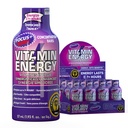Vitamin Energy Focus + Extra Strength Energy Shot Berry 12 Pack, 260mg přírodní kofein, B-vitaminy, CoQ10, aminokyseliny, Focus, Productivity & Clarity, Nulový cukr, gluten- Free, 1.93 fl oz