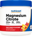 Nutrikost Magnesium Citrát prášek (ovocný punč, 250 gramů)