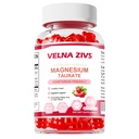 Magnesium Taurate Gummies 1800mg, Magnesium Taurate dodatek, vysoká absorpce a žvýkací pro děti a dospělé, Muscle and Heart Health Support, Vegan, Gluten Free, 60 Counts
