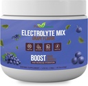 Electrolyte Powder - Osvěžující cvičení Recovery Electrolytes, Sugar Free, Gluten Free & Vegan, Pure Keto & Paleo Hydration Behavage, Imunitate Booing Vitamíny (198 Grams, Grape)