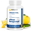 Cholesterol Command, Citrus Bergamot SuperFruit Supplement, 47% Bergamot Polyfenol Fraction (BPF) Patented Formule, Vyrobeno v USA, 1 měsíc, 90 Kapsle