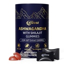 Ashwagandha Gummies s Shilajit 300mg pro ženy a muže, nulový cukr ashwagandha Doplňky s Maca kořenový prášek 124; Organic ashwagandha Extra síla pro zvýšení energie 60 Gumy