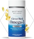 Nejlepší Nest Wellness Omega33 Softgels - Rybí olej doplněk podporuje zdraví mozku - Nutriční podpora pro matky - EPA & DHA dodatek AIDS imunitní systém zdraví - 30 Softgels