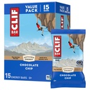 CLIF _ BAR - Energetické proteinové tyčinky - Čokoládový chip - Vyrobeno z organických Oves - Energetické tyčinky - Non- GMO - (15 Pack)