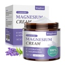 Smetana na spaní - Natural Topical Magnesium Motion for Pain & Leg Cramps, Muscle Relaxation, klid - Noční tělové máslo pro hluboké hydratace - Bezpečné pro děti (Levandule)