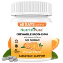 Žvýkací železo 65 mg s vitaminem C 270 mg (pro ženy / muže)