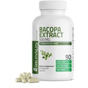 Bronson Bacopa Monnieri Extract 500 mg - Promotes Mental Clarity and Brain Function - Non GMO, 90 Vegetariánské kapsle