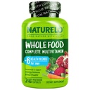 NATURELO Mens Multivitamins - Jeden denně Multivitamin pro muže s vitamíny, Minerály & Organic Whole Foods, Boost Energy & Health, Non- GMO, 240 Vegetariánské kapsle