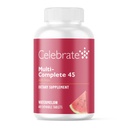 Oslavte Vitamíny Multi- Complete Chewables, 45 mg železa - Denní Bariatric Multivitamin pro Sleeve Gastrektomie a Gastric Bypass Chirurgie Pacienti - Essential Vitamíny & Minerály - Melon (180 Tablety)
