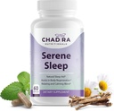 Serene Sleep Formule 124; Rest- Booing Magnesium Citrát W / Melatonin, Vášeň květina, vápník, a L- Theanine Vitamíny pro dospělé - 60 Caps, 30 denní dodávka