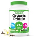 Orgain Organic Vegan Protein Powder, Vanilla Bean - 21g Plant Protein, 6g Prebiotic Fiber, No Lactosa Ingredients, No Add Sugar, Non-GMO, For Shakes & Smoothies, 2.03 LB (Balení květen Vary)