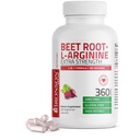 Bronson Beet Root + L- Arginin Nitric Oxide Production - Non- GMO, 360 Vegetariánské kapsle