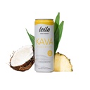 LEILO CLANE124; Kava Powered Pina Colada Mocktail Drink CLANE124; 12- Pack - Sugar- Free & Non- ALC Functional Relaxation Support CLANE124; 12 fl oz Cans (Pack of 12)