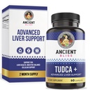 Tudca 500mg, 60 Kapsle (Tauroursodeoxycholic acid) - Bile Salts Játra Supplement, Natural Bitter Taste - Vegan Friendly, Non GMO, Gluten zdarma Kapsle podle starověké Bliss