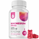 Dr. MORITZ Magnesium Gummies pro dospělé - Bezcukerné Magnesium Gummies - Malina Flavor - Non- GMO, 400 mg (30 Počet)