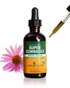 Herb Pharm Certified Organic Super Echinacea Liquid Extract Drops for Active Imunitary System Support, 2 Oz