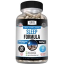 Kaya Naturals - Spi Support Formule s melatonin - Podpora vitamínu Dodatek - Spánkový stres a nálady Podpora - L-tryptofan, Vášeň Květiny, Ashwagandha a další (30 Počet)
