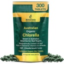 Biogenesis Organic Chlorella Mini Tablety - 300 Počet (200mg) 124; Australian Grown Factory 124; Bohaté na chlorofyl, Vitamíny & Minerály 124; Podporuje energie & imunitu 124; Vegan Mini Tablety