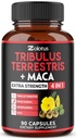 Zolotus Premium Tribulus Terrestris Kapsle - V kombinaci s Ashwagandha, Panax Ginseng & Maca - 90 Počítá se na 3 měsíce