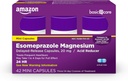 Basic Care Esomeprazol Magnesium Zpoždění -Uvolněte Mini kapsle, 20 mg, Acid Reducer, 24 hodinová Heartburn Medicine, 42 Počet
