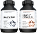 Multi- Active Magnesium Tablets & Curcumin Softgels - Potent & Bioavailable, Active Curcumin Softgels Standardizované na 95% Tetrahydrocurcuminoidy [1- Month Supply]