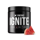 Xwerks Ignite Meloun Předcvičení Prášek, Přírodní Keto Předcvičení pro ženy a muže s výbušnou energií, Gluten Free Blend pro Endurance a Stamina, 150mg kofein, 30 Služeb