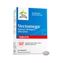 Terryho přirozeně Vectomega - Příplatek s EPA & DHA - Omega33 Tablety pro podporu mozku a srdce - Nutriční dodatek s esenciální mastné kyseliny & Peptidy - 60 Tablety