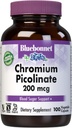 Bluebonnet Chromium Picolinate 200 mcg, 100 Vegetariánských kapslí, 100 Počet