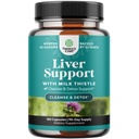 Jaterní čištění Detox & Opravy 180 Kapsle - Bylinné játra Supplement - Silymarin Mléko Thistle Doplňky s kořen pampelišky, Cholin, Beetroot & Artichode Extract