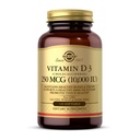 Solgar Vitamin D3 (cholekalciferol) 250 MCG (10 000 IU), 120 Softgels - Pomáhá udržovat zdravé kosti a zuby - Podpora imunitního systému - Non GMO, Lepek zdarma, mléčné zdarma - 120 Služeb
