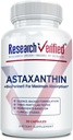 Výzkum ověřený Astaxanthin - Výkonný antioxidant, Boj zdarma Radikály, Podporuje pleť, mozek, oči, a srdce - Zinek RDA, Vitamin E, BioPerine - 30 Kapsle - Non- GMO, Made in USA