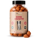 TruHeight Kids Bone Growth Gummies (Strawberry, Ages 2 +) All Natural Kids & Toddler Vitamíny - Vitamin D, vápník, K2, Magnesium Multivitamin - Natural Growth & Development, Builds Strong Bones, Vegan