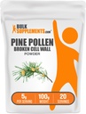 BulkSupplements.com Pine Pollen Powder - Broken Cell Wall, Pine Pollen Supplement, Herbal Supplement - Gluten Free, 5g per Serving, 100g (3.5 oz) (balení po 1)