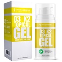 Vitamin D3 K2 Maximální síla Topical Gel - 15000 + IU per pump - Sluneční záření Vitamin - Podporuje kostní a společné zdraví, imunitní podpora - Jeden měsíc Dodávka