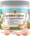 Vápník pro psy a kočky - Fine Eggshell Powder - Silný Hip & Joint dodatek pro psy a kočky - Dietní dodatek - Žádné přísady - Pet 's Friend Eggshelent Calcium 16oz