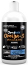 Omegeáza Rybí olej pro psy a kočky - Nejjemnější pro domácí zvířata Omega 3 pro kočky a psy - dodatek pro kůži & Coat, Svědění, prolévání, spony a imunitní zdraví - 100% čistý Omega rybí olej s EPA & DHA (32 oz)