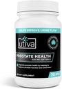 Utiva Prostate Health - Přírodní vzorec pro zdravou funkci a tok moči - Dodatek prostatu pro muže - Beta- Sitosterol a Saw Palmetto pro muže - 30 Softgels