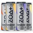 ZOA + Pre- Workout Energy Drink, Variety Bundle - NSF Certified for Sport with Zero Sugar, Nitric Oxide Support, B & D Vitamíny, Amino Acids, and Electrolytes - 48 pack