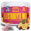 Dr. Price Electrolyte Mix 124; Sugar- Free Hydration Powder s 72 + Stopy Minerály 124; No Cukr, Fast- Rozpouštění Electrolytes Powder Packets 124; Cherry Lemonade, 90 Servings