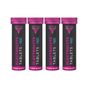 Tablety s tekutinou Tactical- Effervescentní hydratační tablety, Electrolyte Replacement & Dehydratační prevence, 4 balení, 40 porcí (Smíšené Berry)