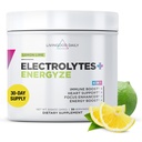 Livingood Daily Electrolytes Powder, Electrolytes Hydration Powder with Vitamin C, Taurie, D Ribose & FOS, Sugar Free Electrolyte Drink Mix, Keto, Gluten Free, Lemon Lime Flavor, 30 Servings