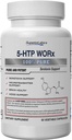 Superior Labs - 5-HTP Worx - 150 mg Čisté 5-HTP Plus Potenciální serotonin Blend - 90 Zeleninové kapsle - Zesilování serotoninu - Podpora neurotransmiterů - Zdraví mozku - Podpora mood