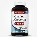 Laboratoř - kalcium d- glukarát, vápník 1000mg -120 Caps, vápník doplňovací- Menopauza Support- Hormon Harmony- Játra Detox Clease- Ultra vysoká absorpce - vápník, Calcio.